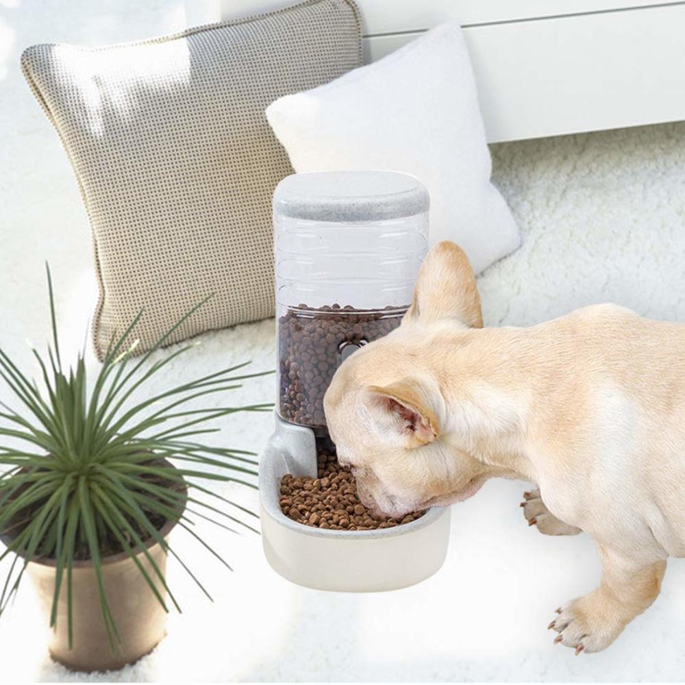 kathson Automatic Replenish Pet Food Feeding Dispenser Station
